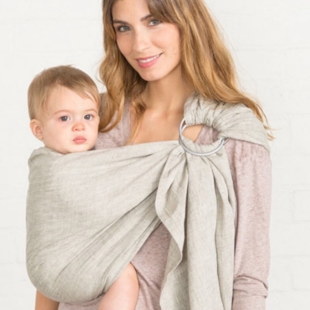 Sakura Bloom Linen Sling